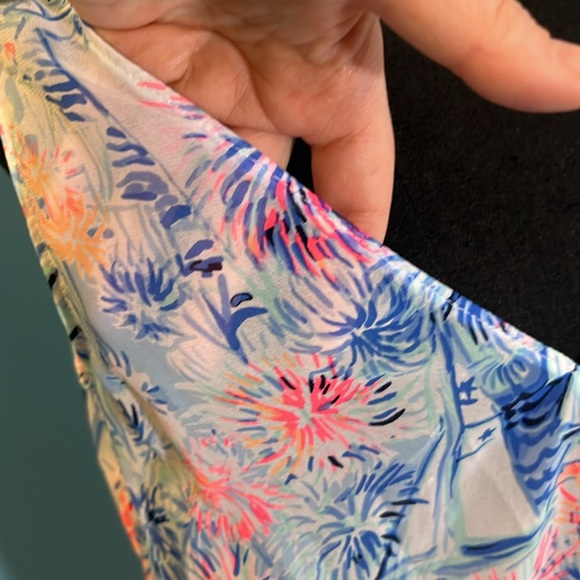 Lilly Pulitzer Blue and Pink Dress or Swim Coverup - Picture 5 of 13